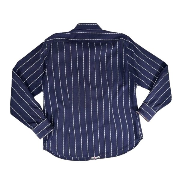 ROBERT GRAHAM Long Sleeve Contemporary Casual Button Down Shirt Striped Mens 2XL - Picture 6 of 6